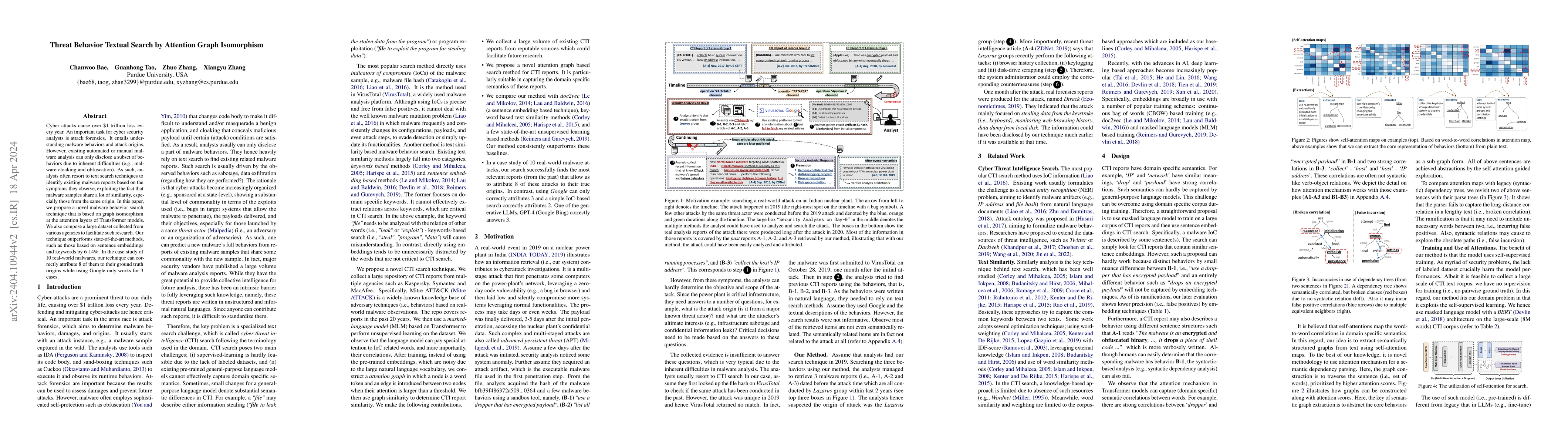Thumbnail for Threat Behavior Textual Search by Attention Graph Isomorphism