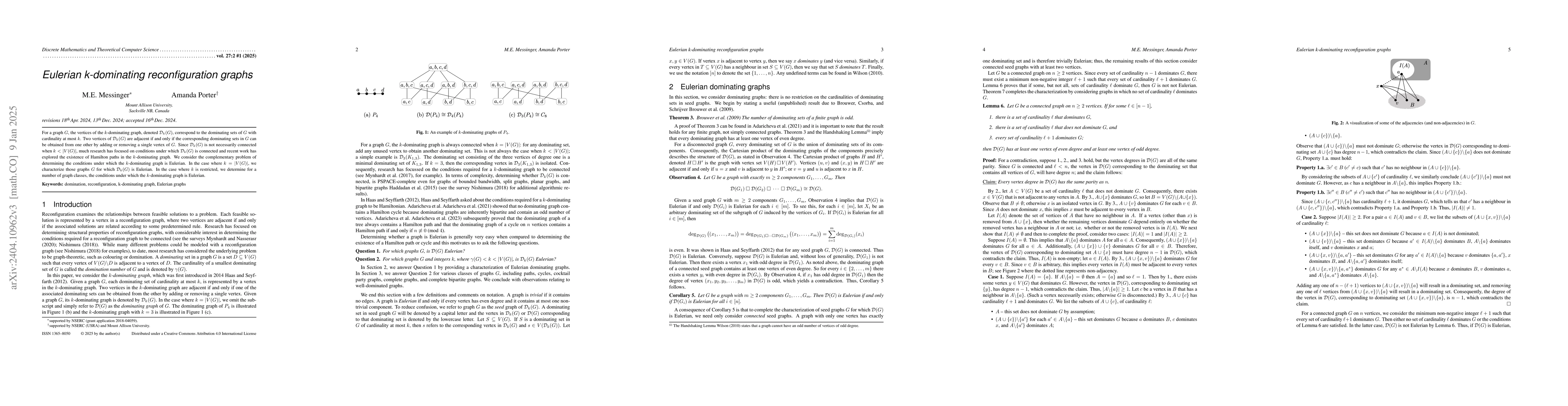 Thumbnail for Eulerian $k$-dominating reconfiguration graphs