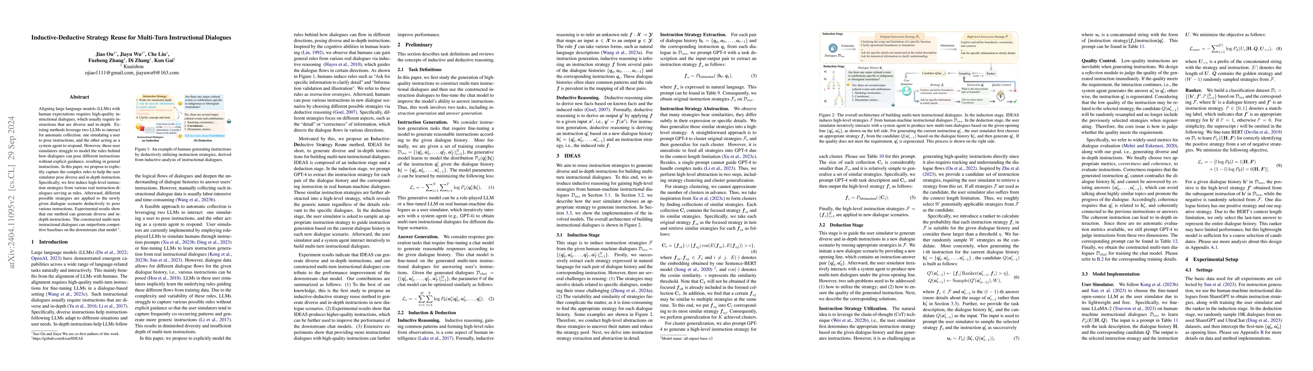 Thumbnail for Inductive-Deductive Strategy Reuse for Multi-Turn Instructional
  Dialogues