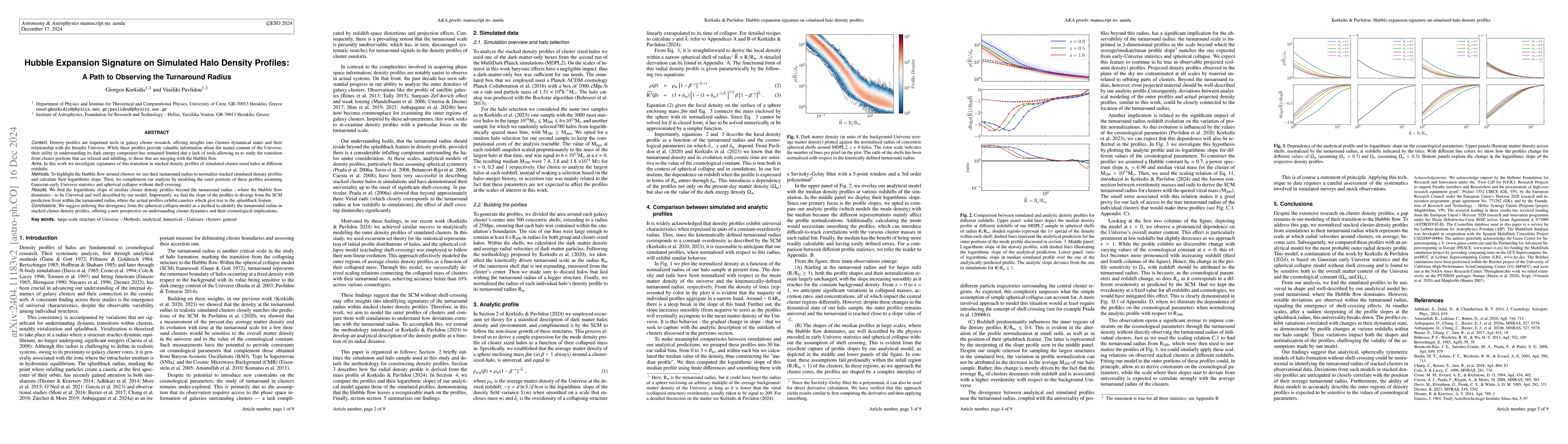 Thumbnail for Hubble Expansion Signature on Simulated Halo Density Profiles: A Path to
  Observing the Turnaround Radius