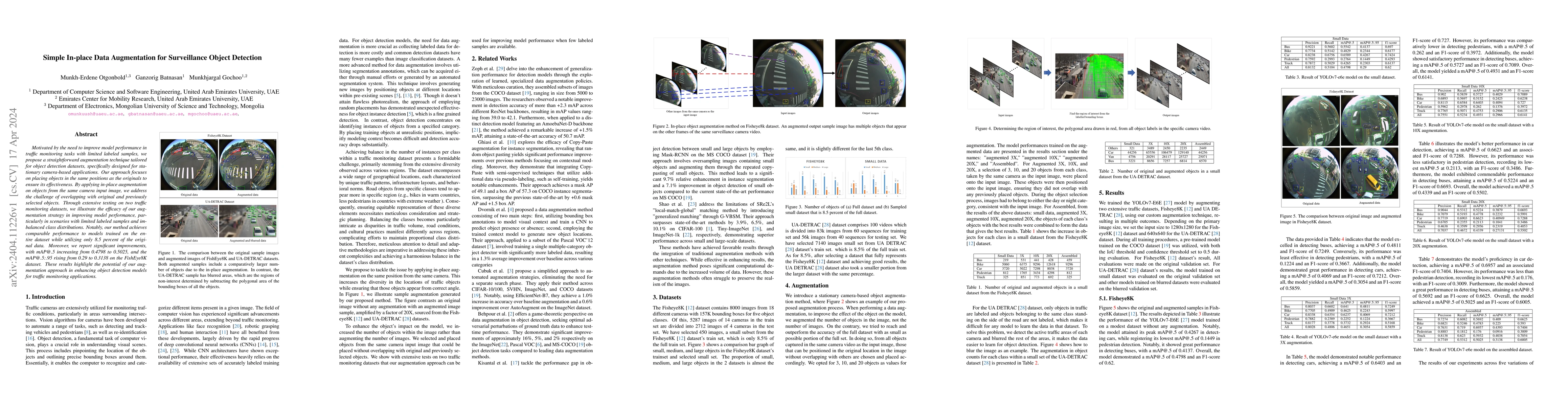 Thumbnail for Simple In-place Data Augmentation for Surveillance Object Detection