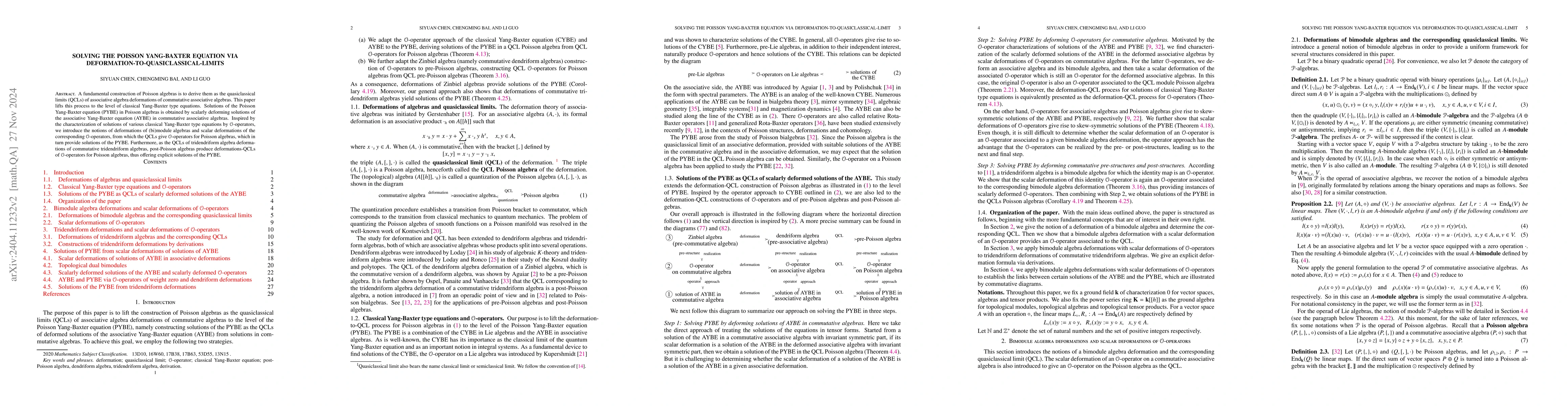 Thumbnail for Post-Poisson algebras and Poisson Yang-Baxter equation via bimodule
  algebra deformations
