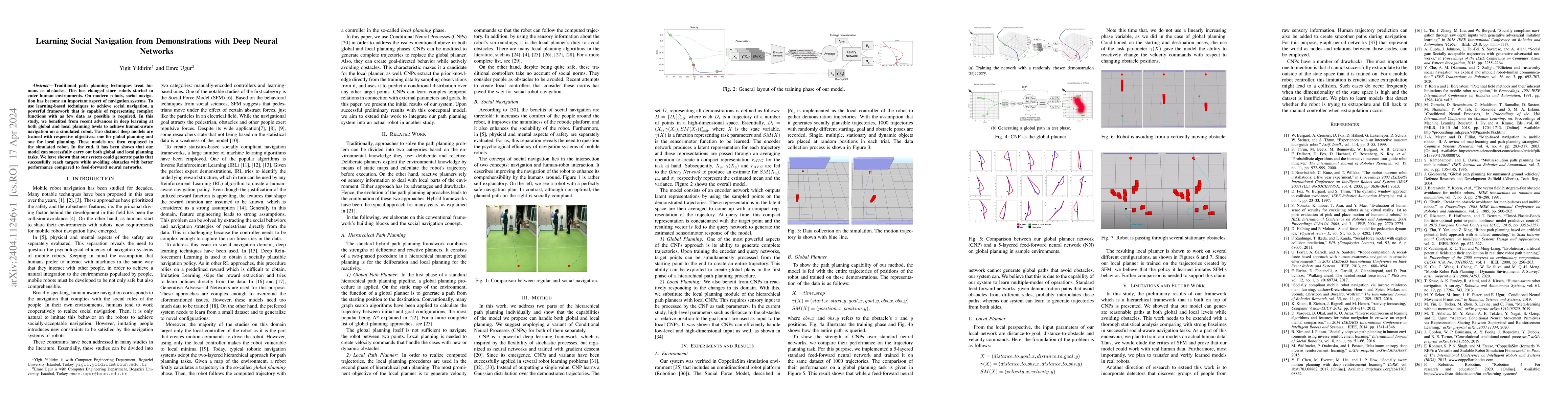 Thumbnail for Learning Social Navigation from Demonstrations with Deep Neural Networks