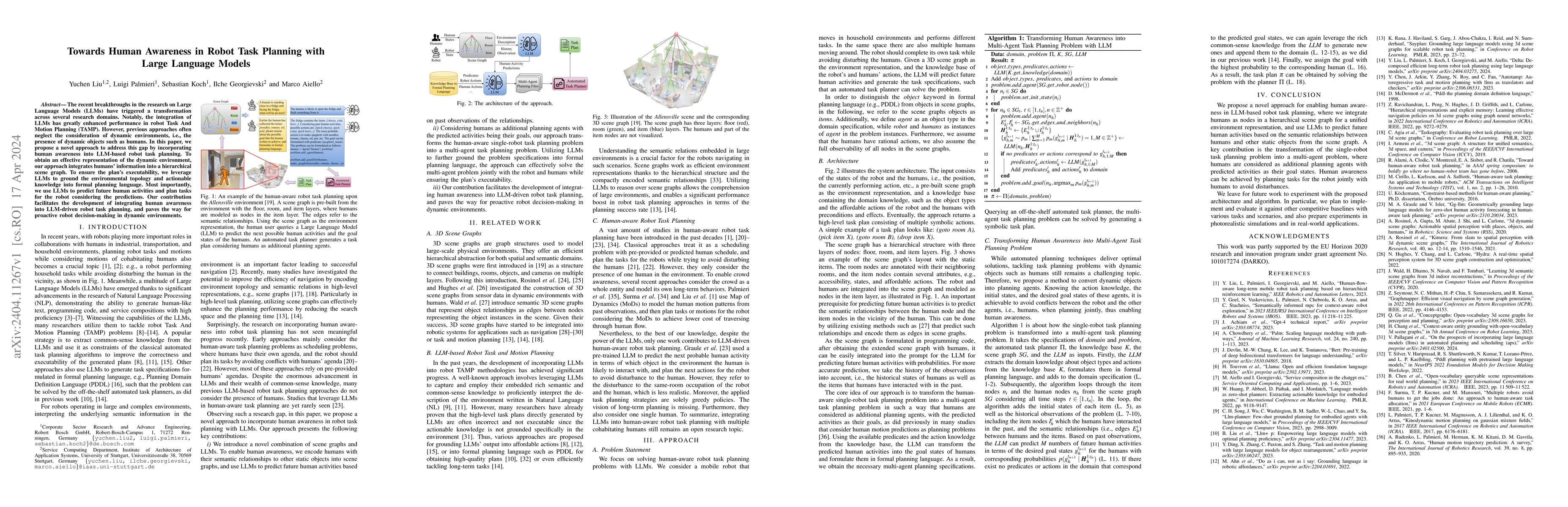 Thumbnail for Towards Human Awareness in Robot Task Planning with Large Language
  Models