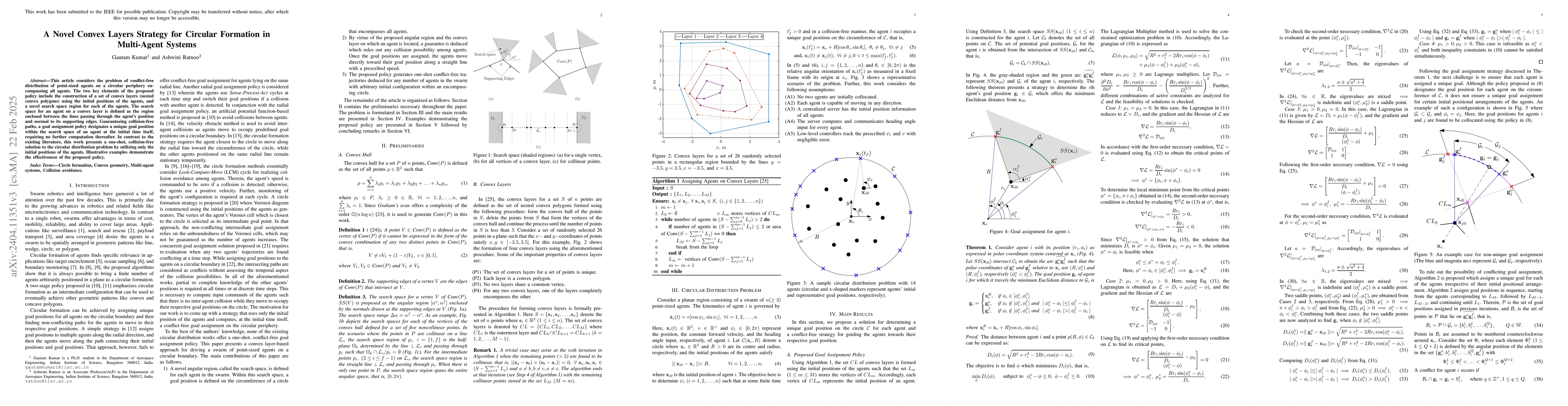 Thumbnail for Circular Distribution of Agents using Convex Layers