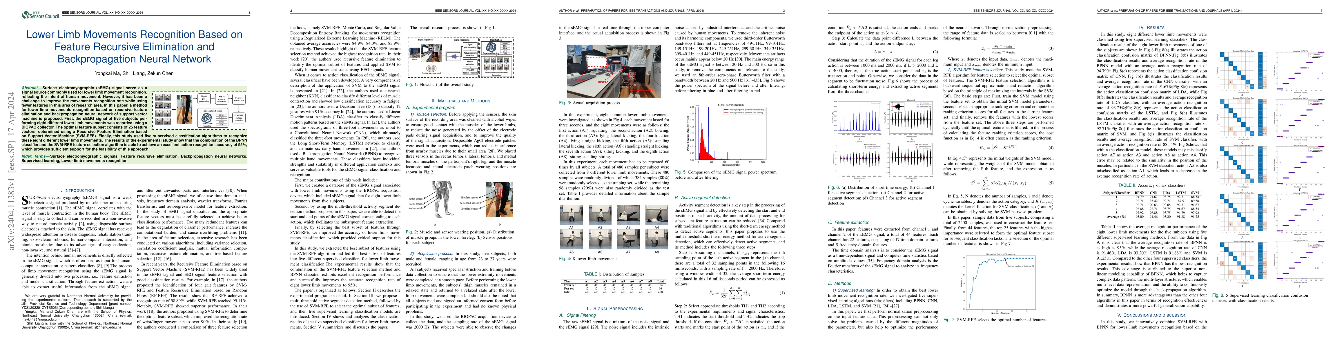 Thumbnail for Lower Limb Movements Recognition Based on Feature Recursive Elimination
  and Backpropagation Neural Network
