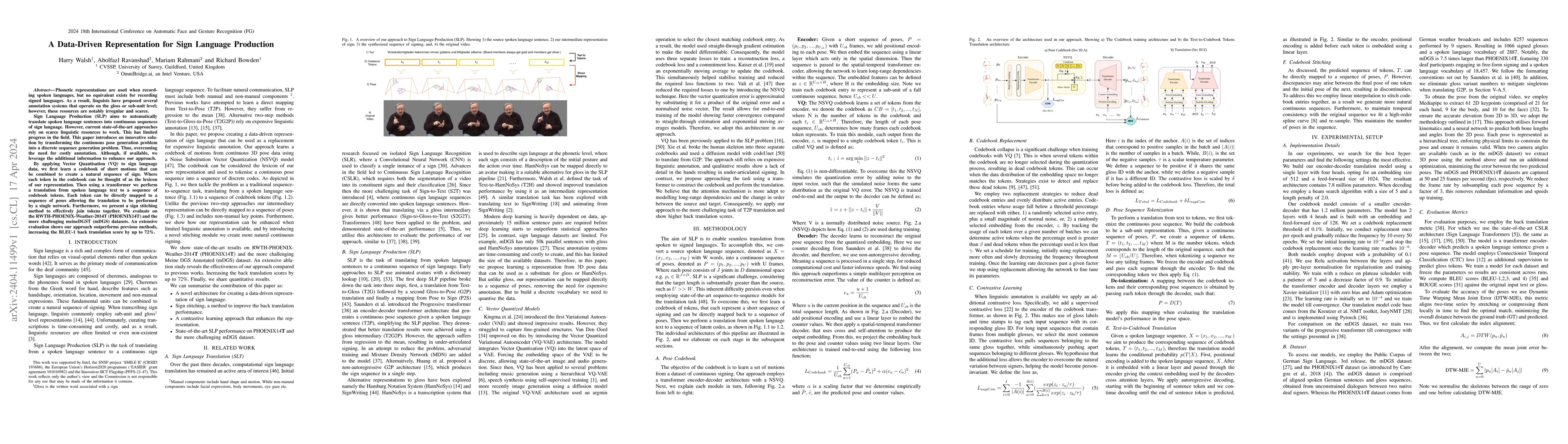 Thumbnail for A Data-Driven Representation for Sign Language Production