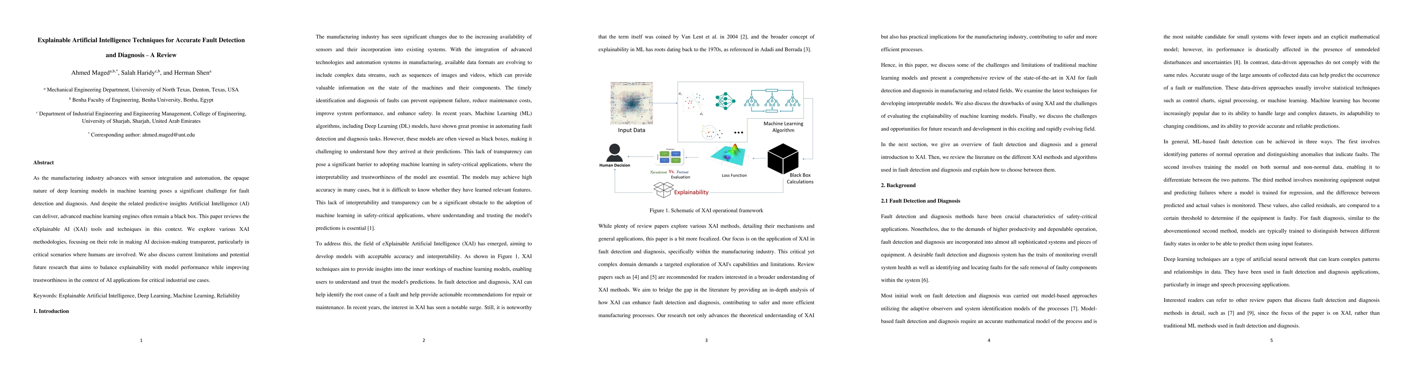 Thumbnail for Explainable Artificial Intelligence Techniques for Accurate Fault
  Detection and Diagnosis: A Review
