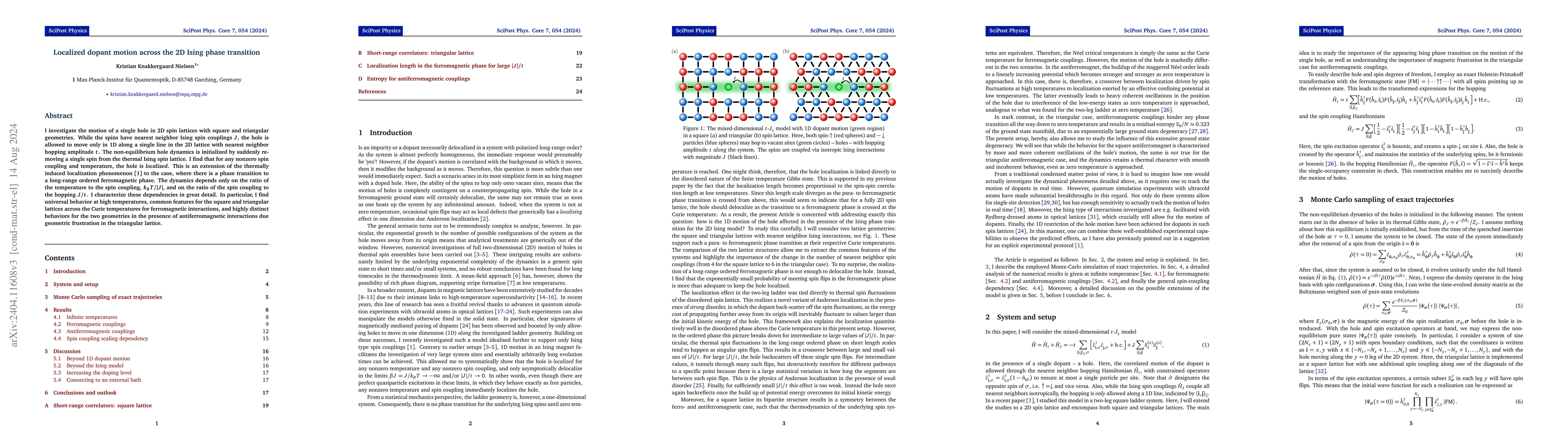 Thumbnail for Localized dopant motion across the 2D Ising phase transition