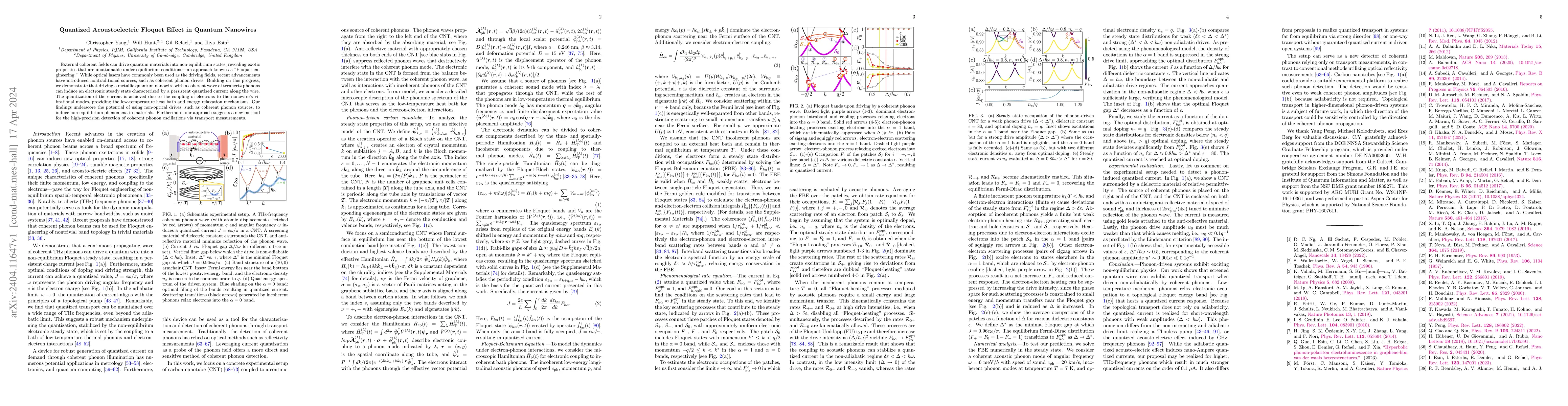 Thumbnail for Quantized Acoustoelectric Floquet Effect in Quantum Nanowires