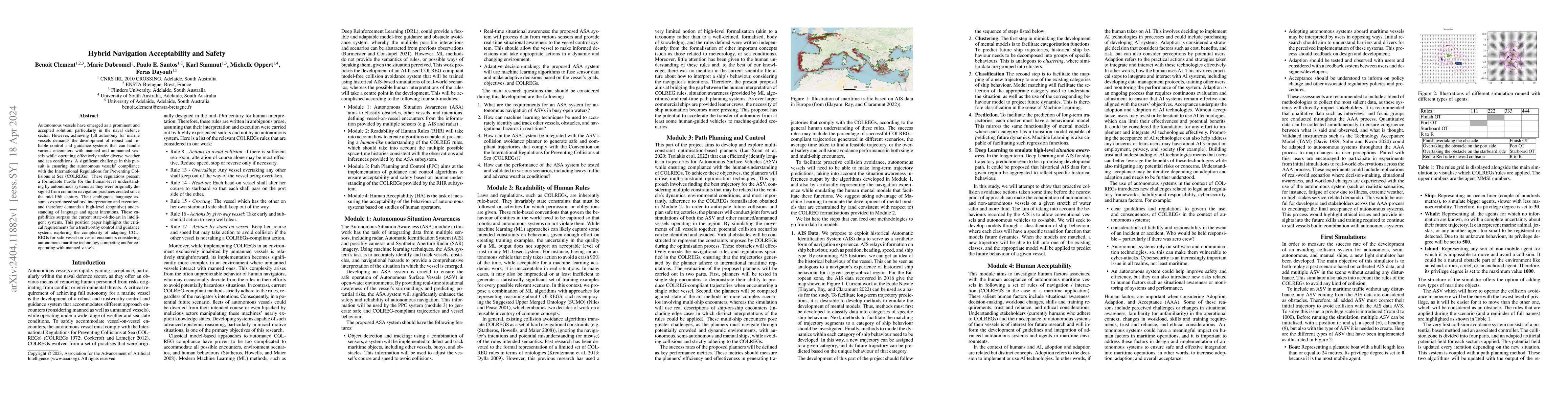 Thumbnail for Hybrid Navigation Acceptability and Safety