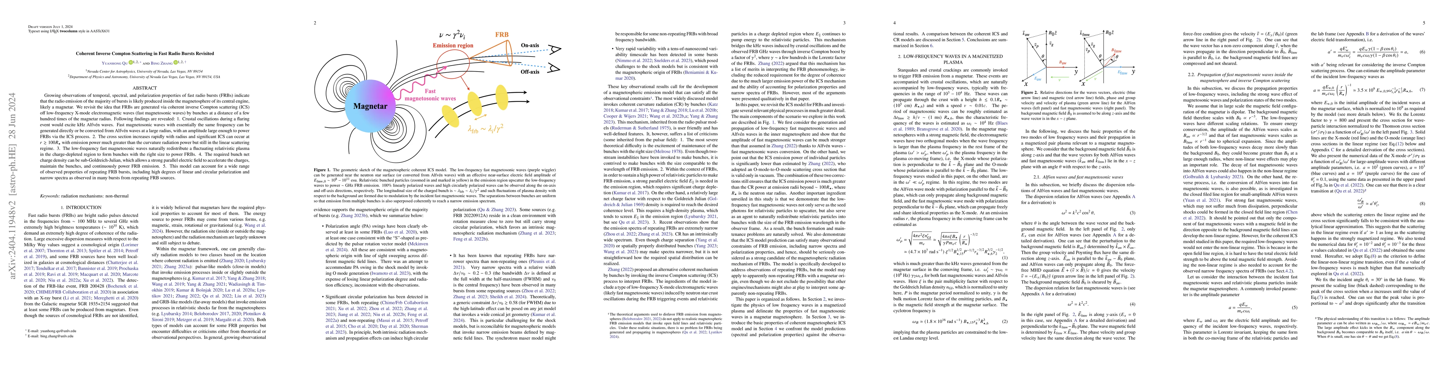 Thumbnail for Coherent Inverse Compton Scattering in Fast Radio Bursts Revisited