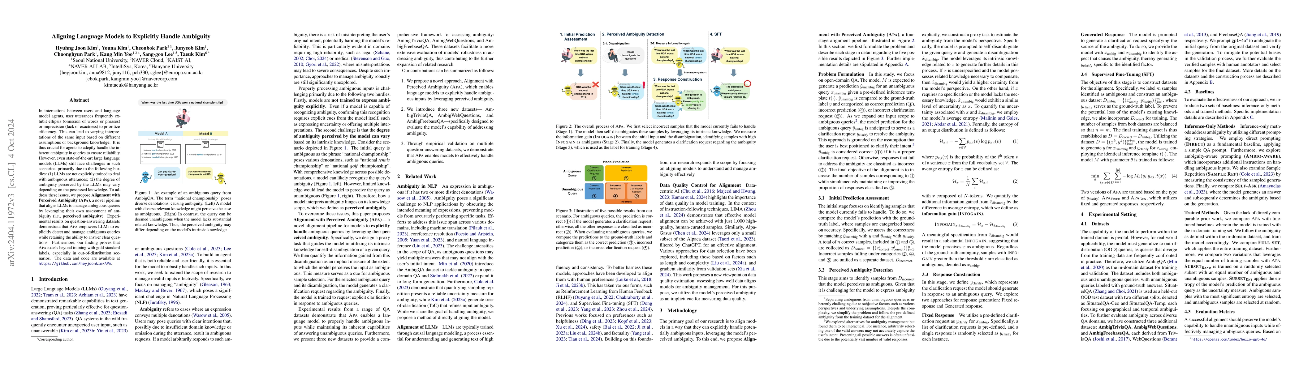 Thumbnail for Aligning Language Models to Explicitly Handle Ambiguity