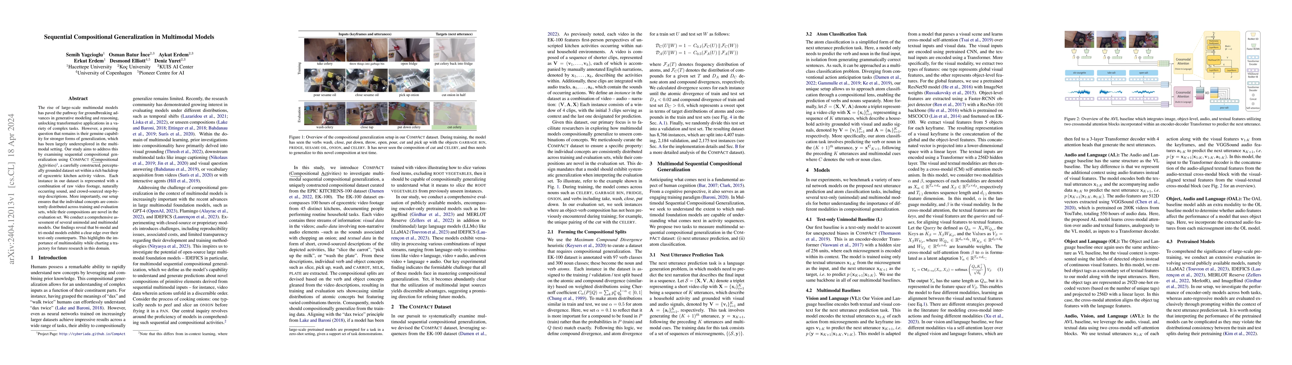 Thumbnail for Sequential Compositional Generalization in Multimodal Models