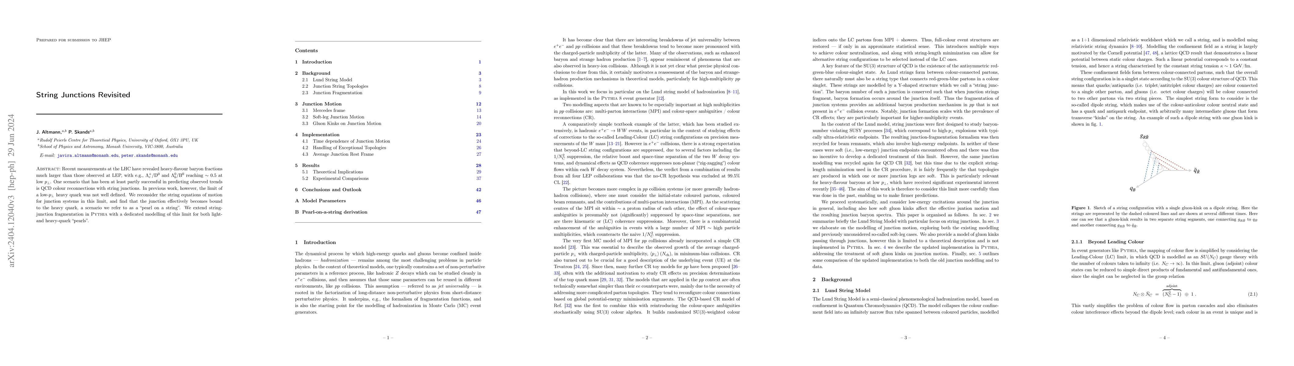 Thumbnail for String Junctions Revisited