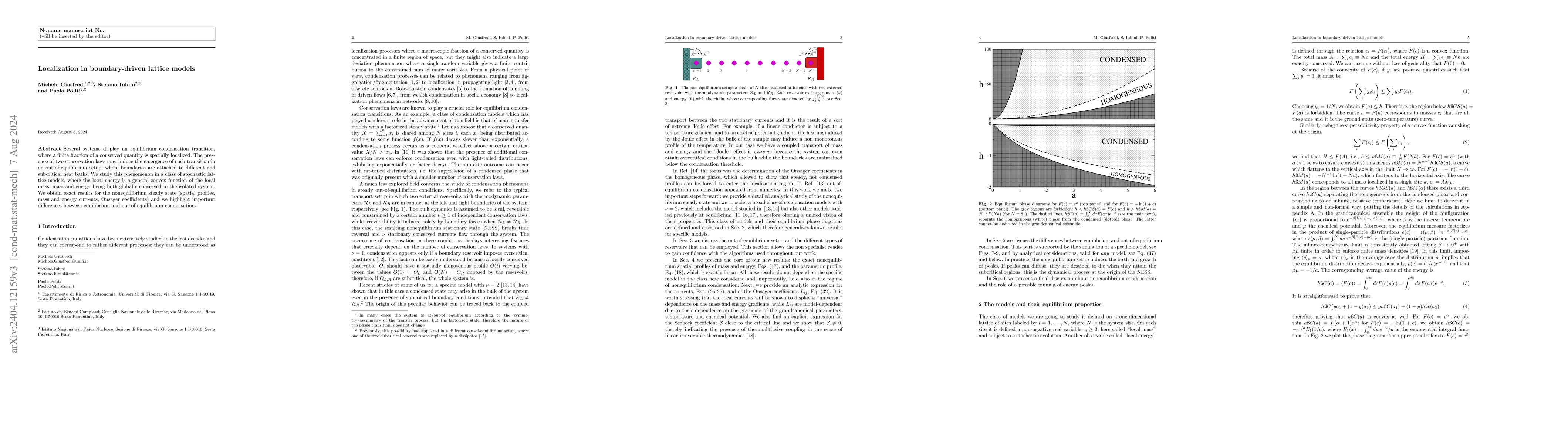 Thumbnail for Localization in boundary-driven lattice models