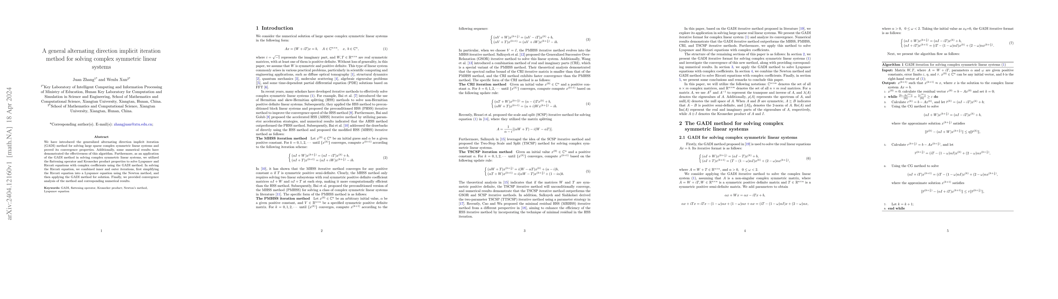 Thumbnail for A general alternating direction implicit iteration method for solving
  complex symmetric linear systems