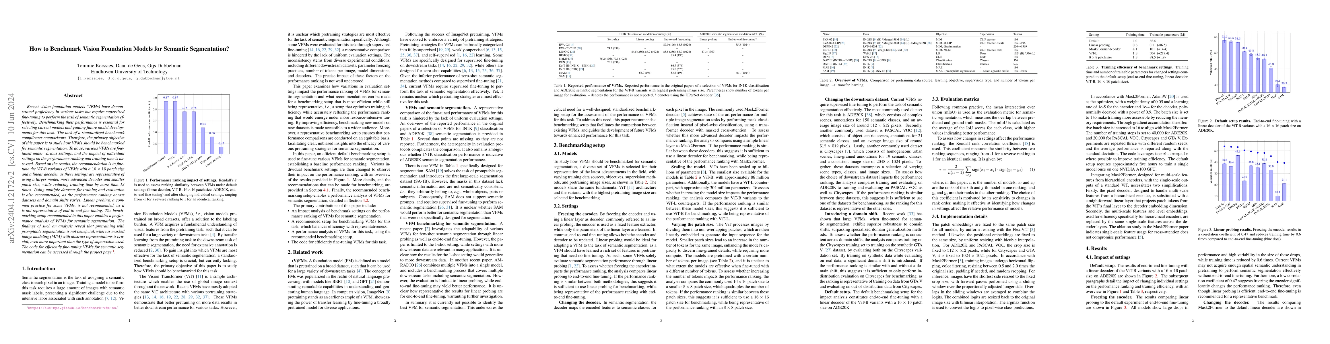 Thumbnail for How to Benchmark Vision Foundation Models for Semantic Segmentation?