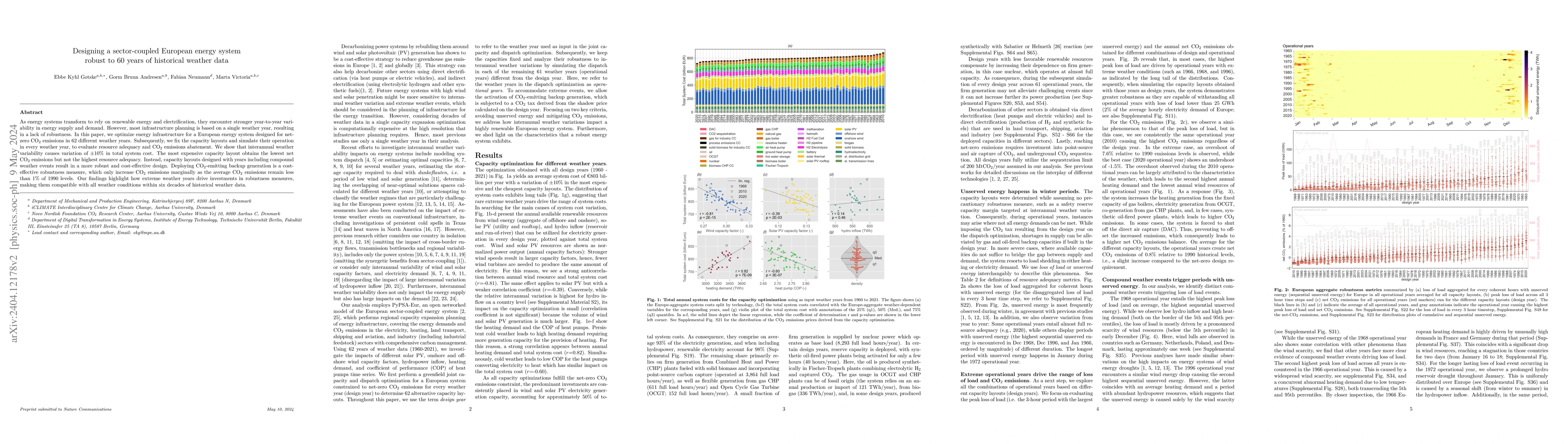 Thumbnail for Designing a sector-coupled European energy system robust to 60 years of
  historical weather data