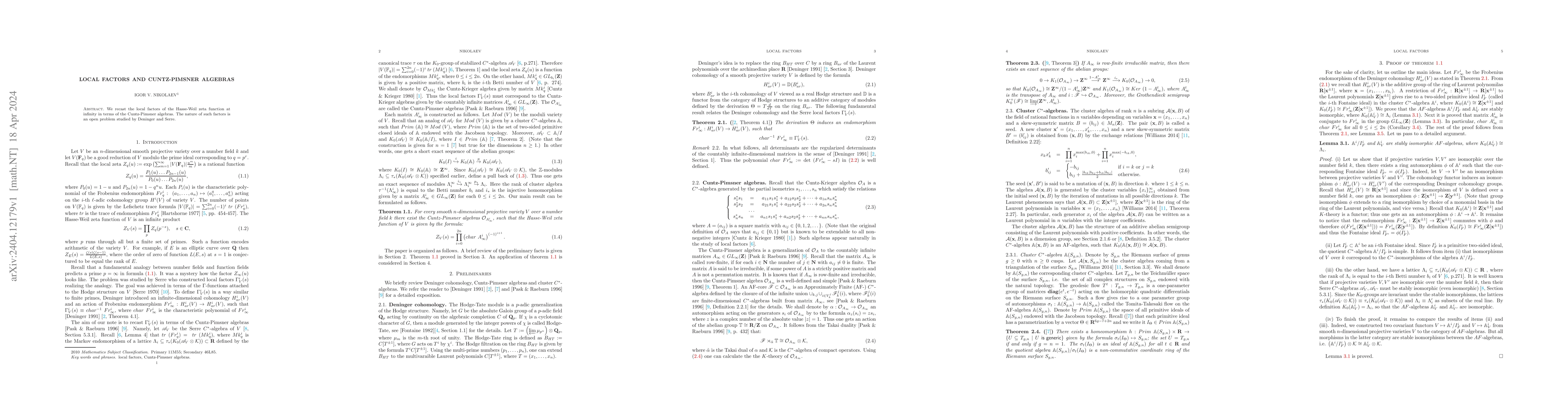 Thumbnail for Local factors and Cuntz-Pimsner algebras