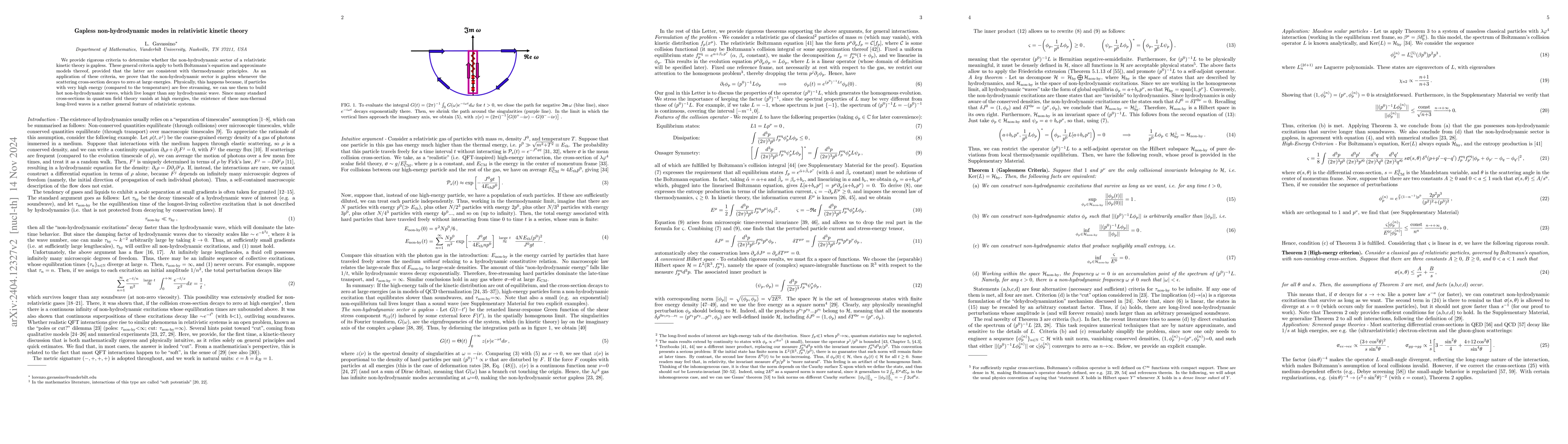 Thumbnail for Gapless non-hydrodynamic modes in relativistic kinetic theory