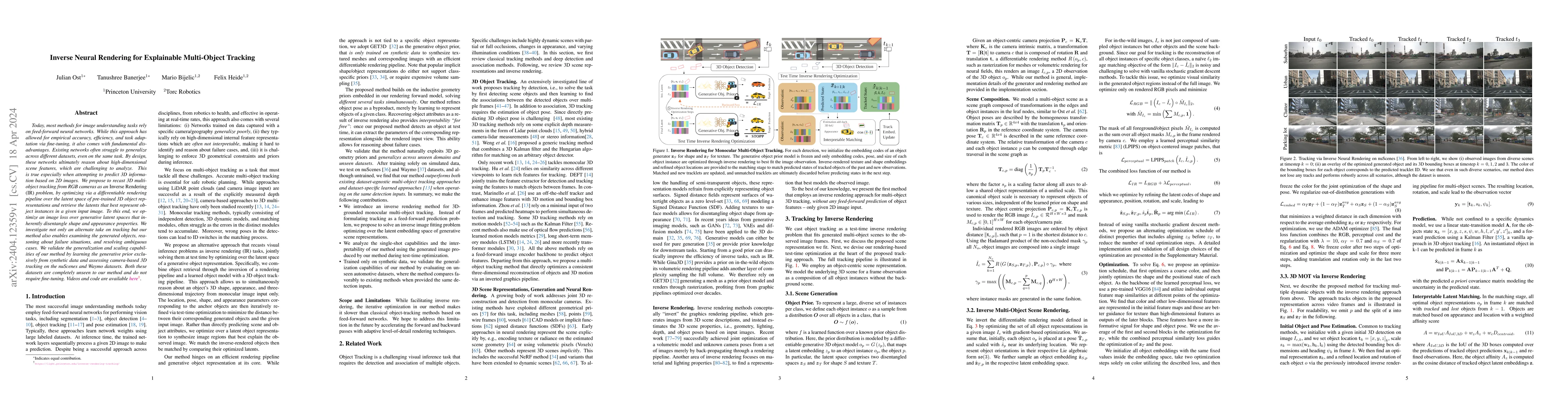 Thumbnail for Inverse Neural Rendering for Explainable Multi-Object Tracking
