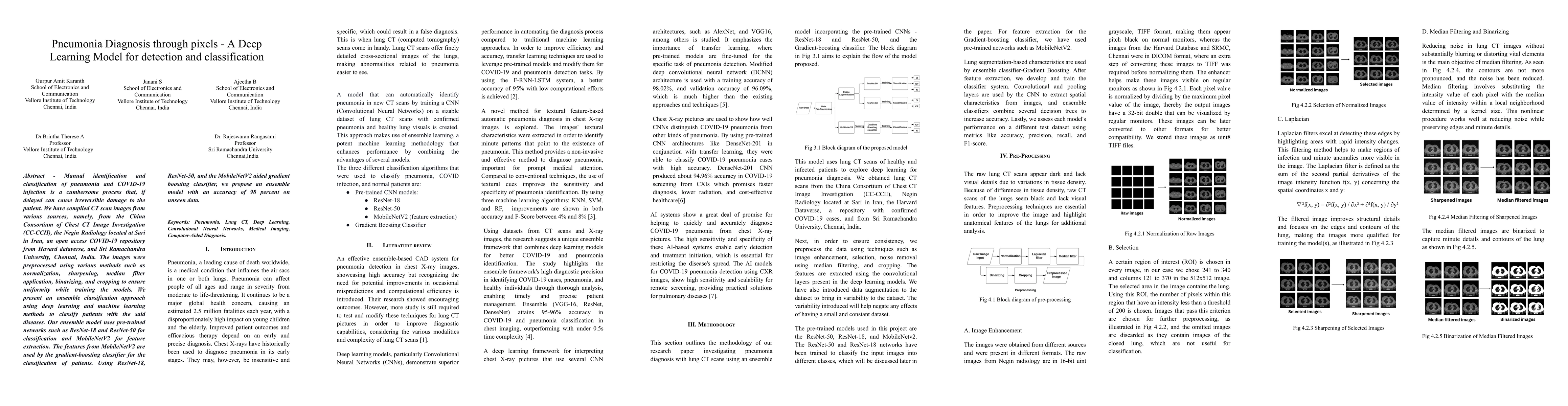 Thumbnail for Pneumonia Diagnosis through pixels -- A Deep Learning Model for
  detection and classification