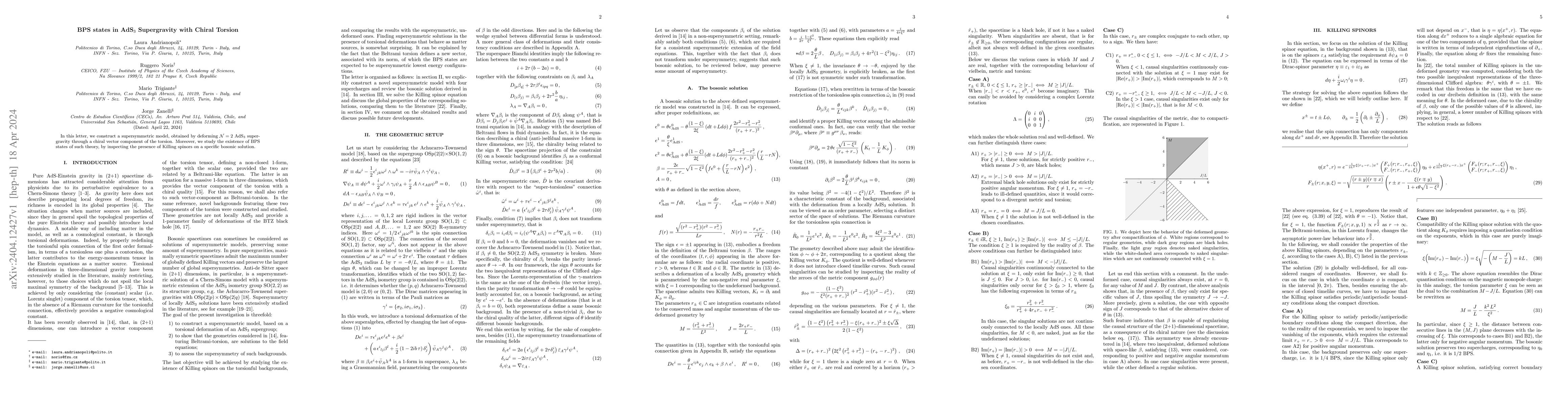 Thumbnail for BPS states in AdS$_3$ Supergravity with Chiral Torsion