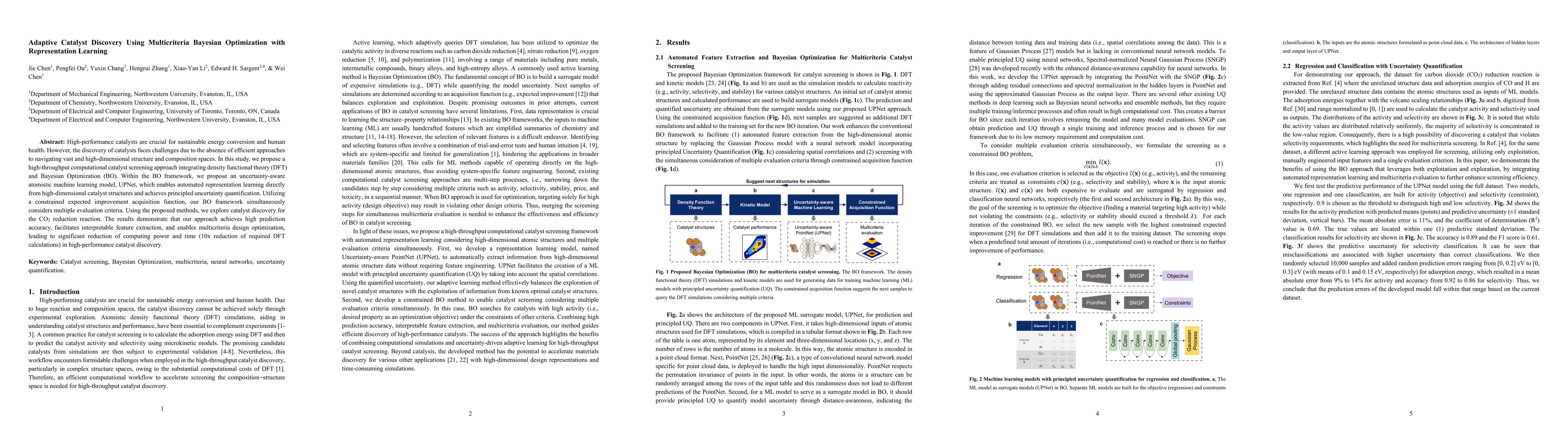 Thumbnail for Adaptive Catalyst Discovery Using Multicriteria Bayesian Optimization
  with Representation Learning