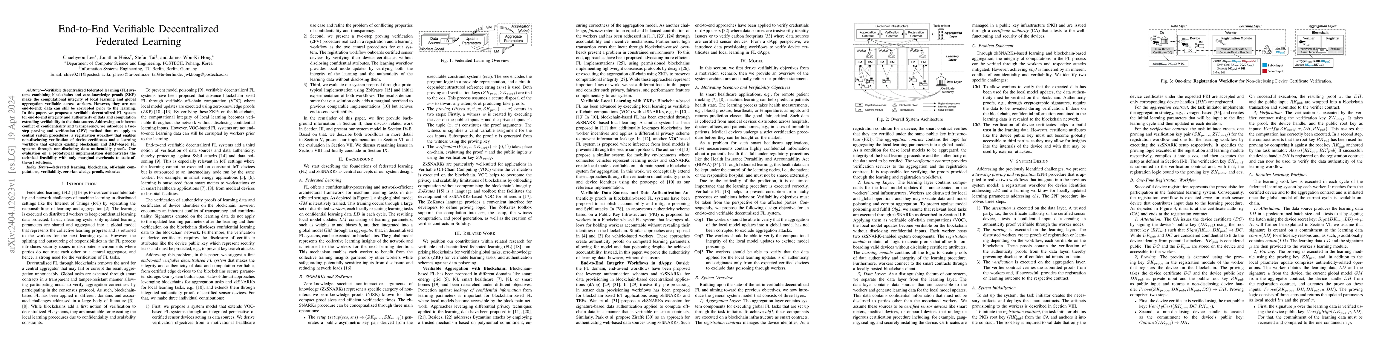 Thumbnail for End-to-End Verifiable Decentralized Federated Learning