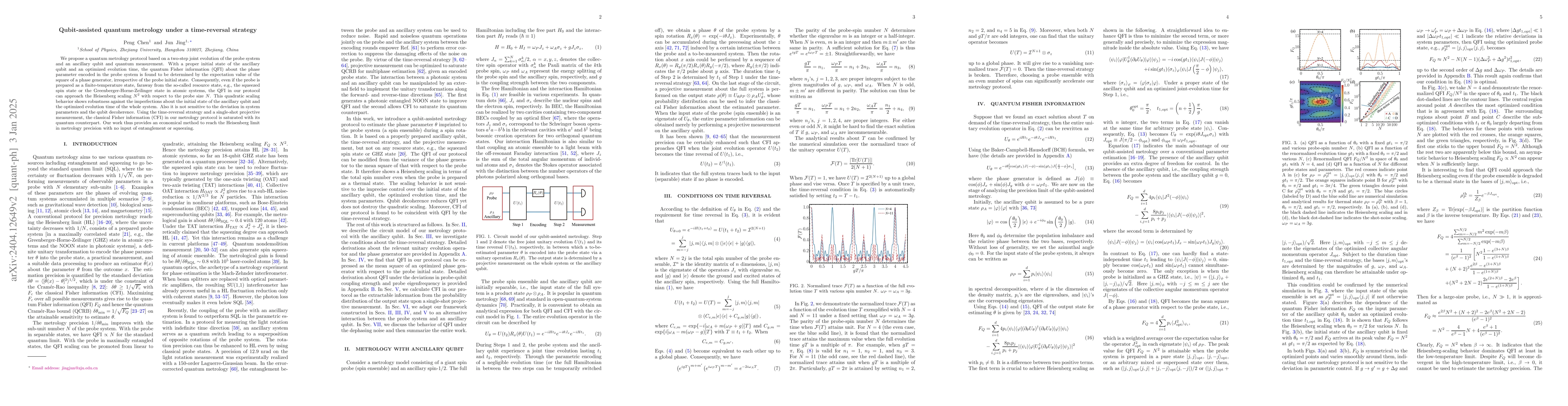 Thumbnail for Qubit-assisted quantum metrology