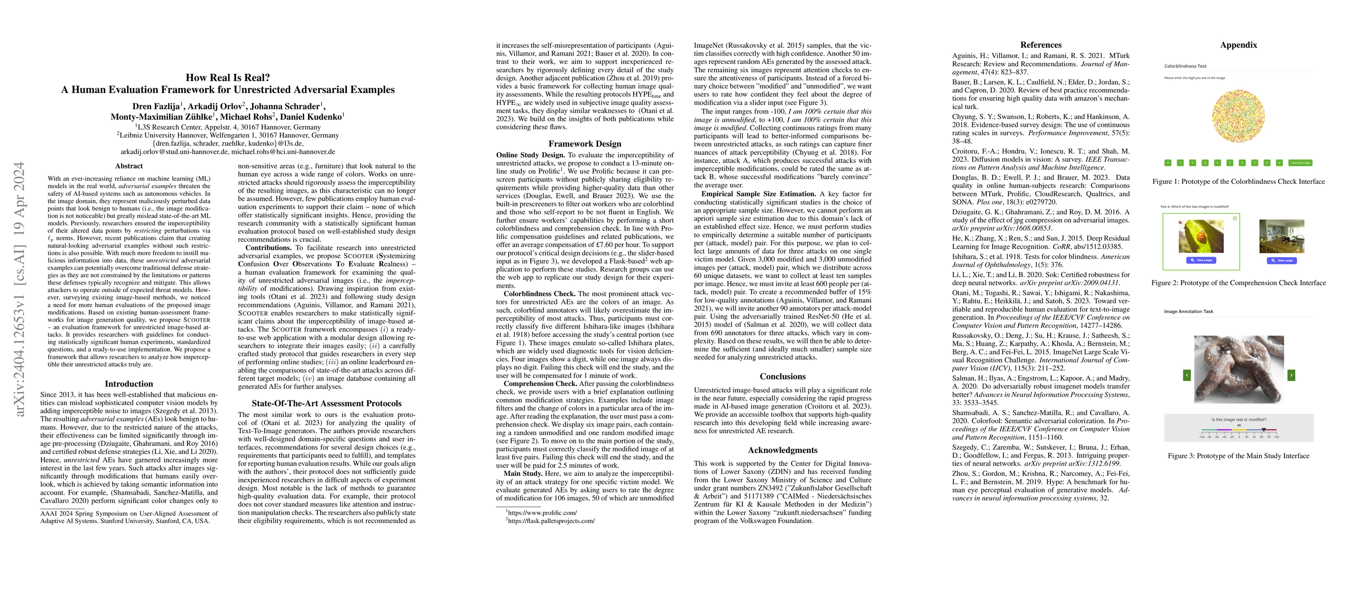Thumbnail for How Real Is Real? A Human Evaluation Framework for Unrestricted
  Adversarial Examples