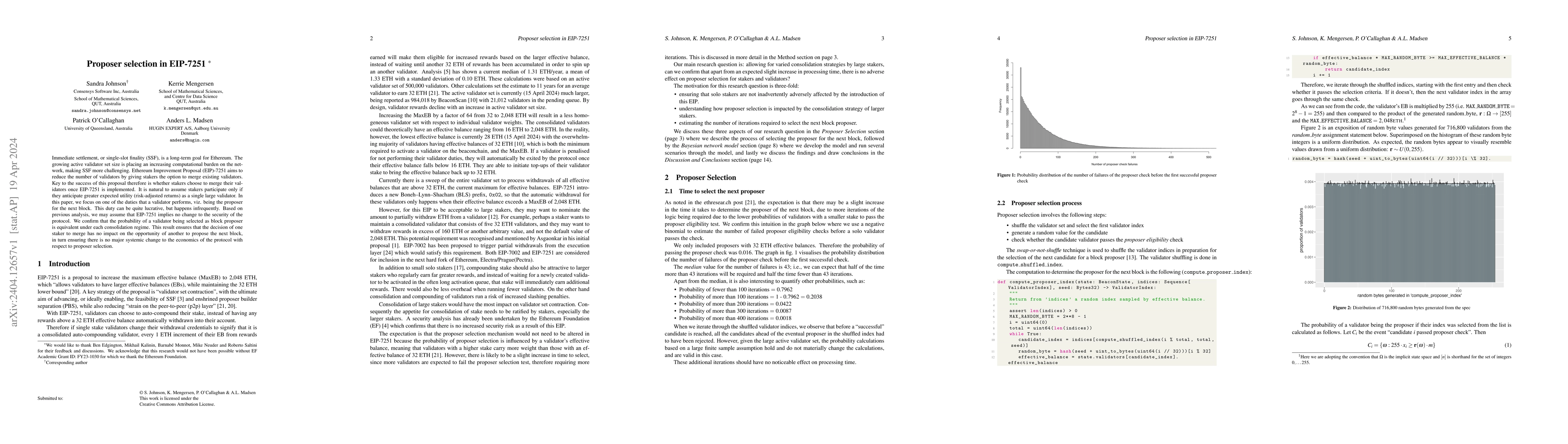 Thumbnail for Proposer selection in EIP-7251