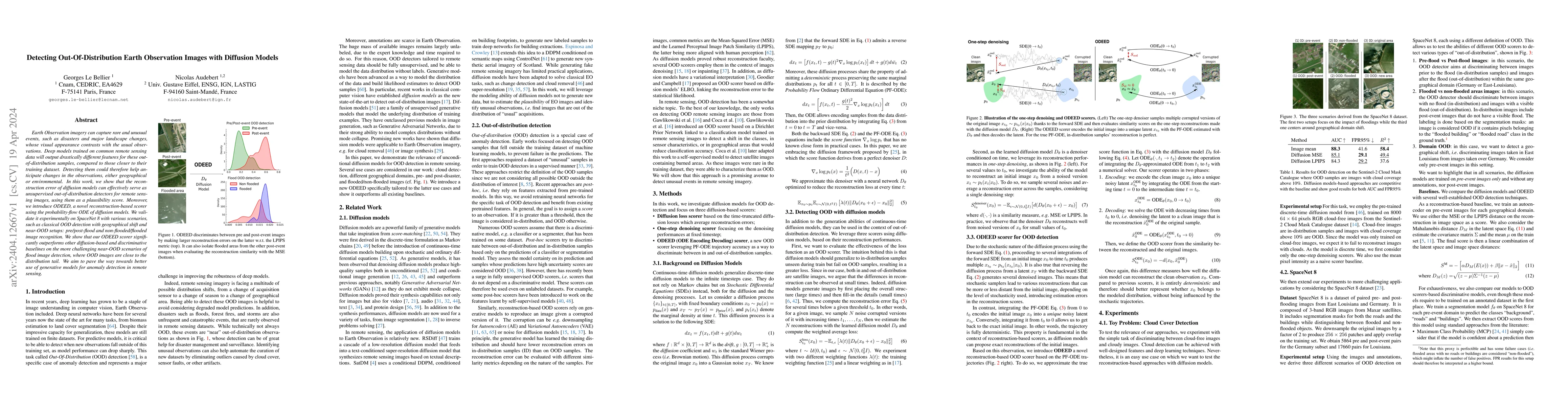Thumbnail for Detecting Out-Of-Distribution Earth Observation Images with Diffusion
  Models