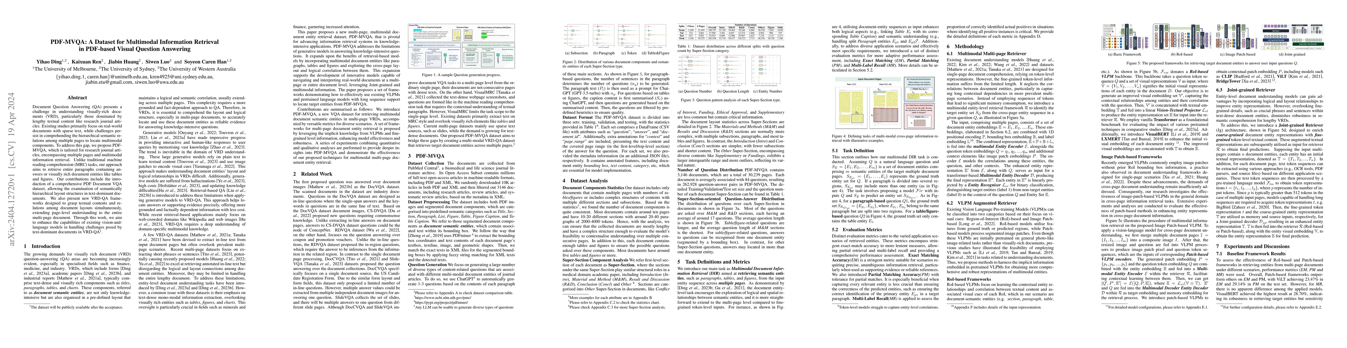 Thumbnail for PDF-MVQA: A Dataset for Multimodal Information Retrieval in PDF-based
  Visual Question Answering