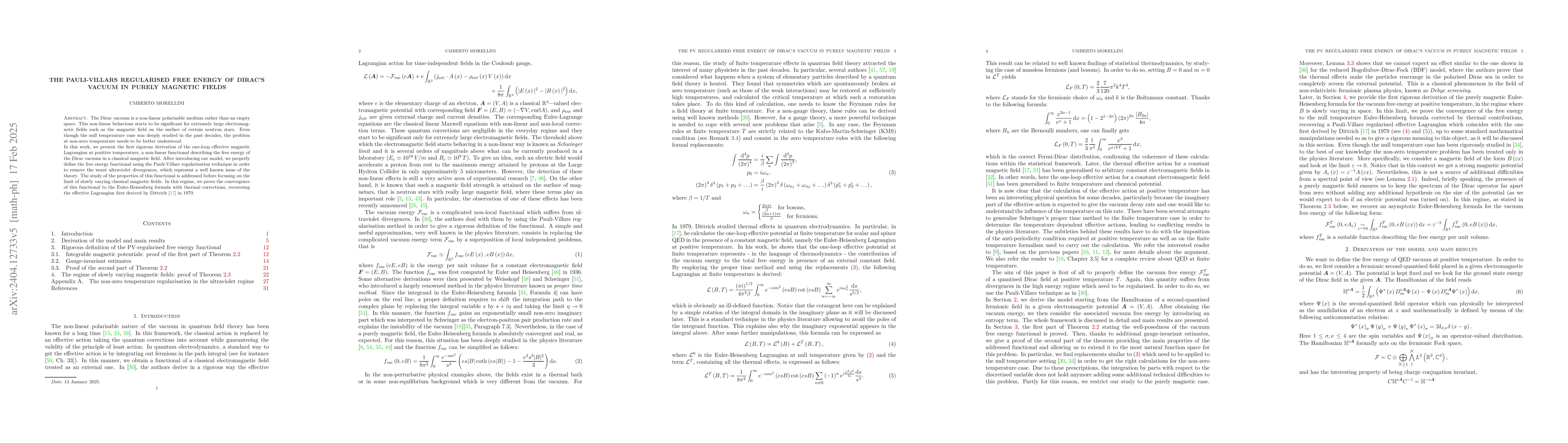 Thumbnail for The free energy of Dirac's vacuum in purely magnetic fields