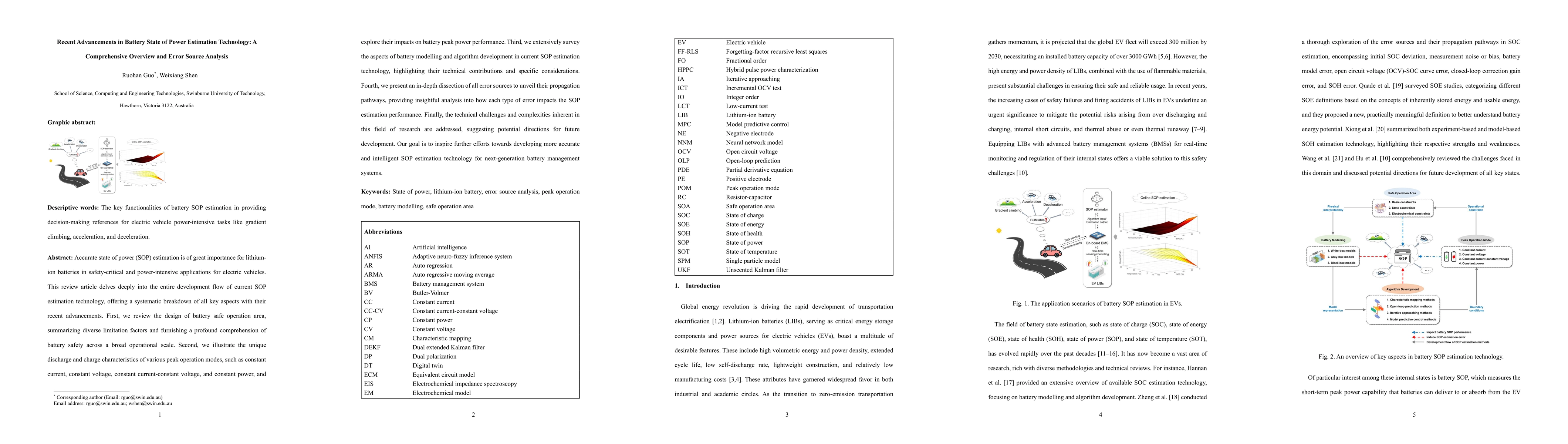 Thumbnail for Recent Advancements in Battery State of Power Estimation Technology: A
  Comprehensive Overview and Error Source Analysis