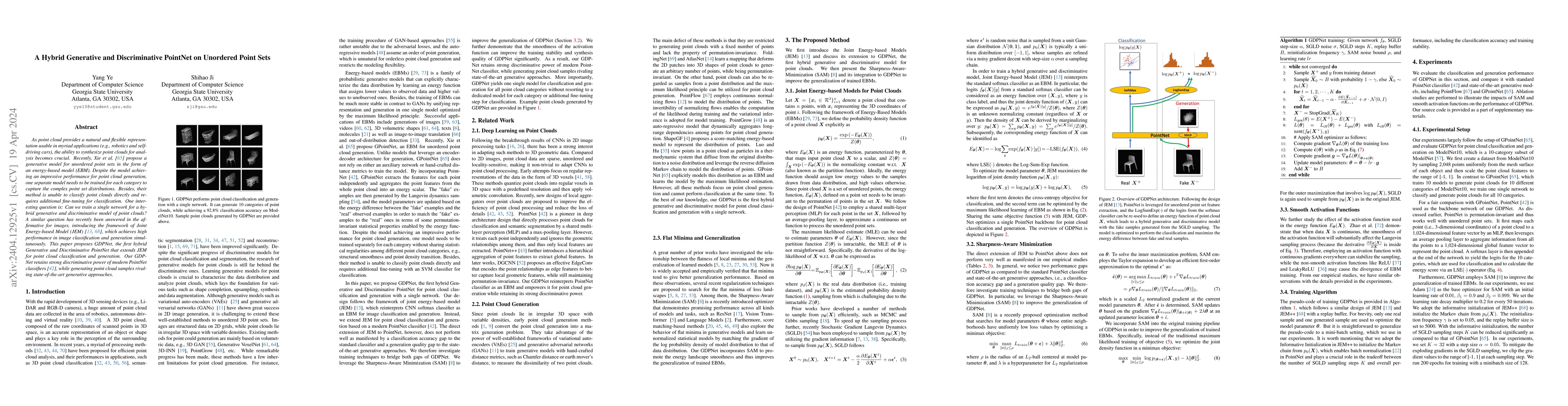 Thumbnail for A Hybrid Generative and Discriminative PointNet on Unordered Point Sets