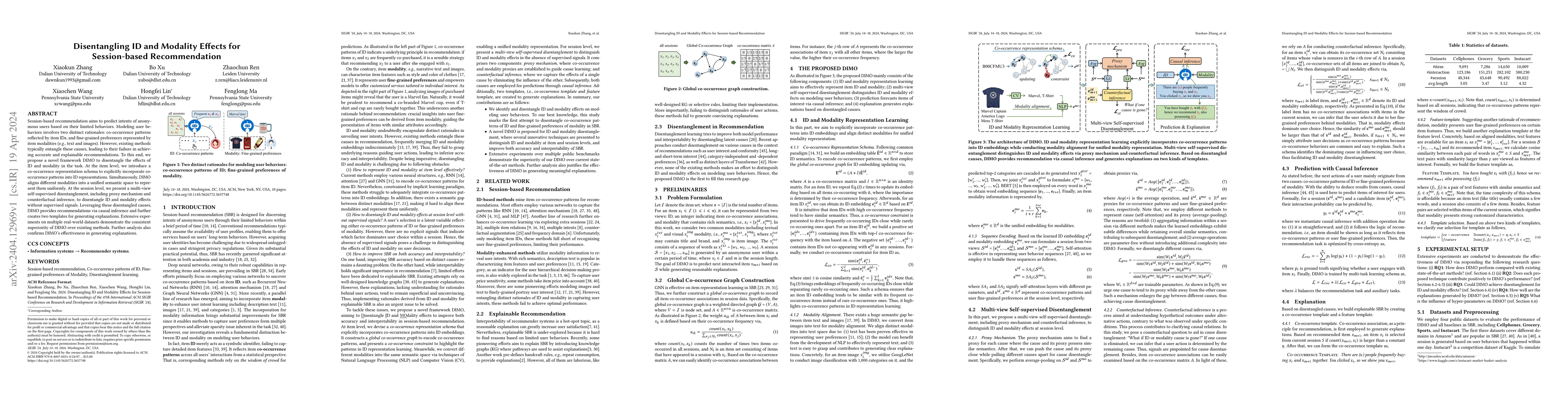 Thumbnail for Disentangling ID and Modality Effects for Session-based Recommendation