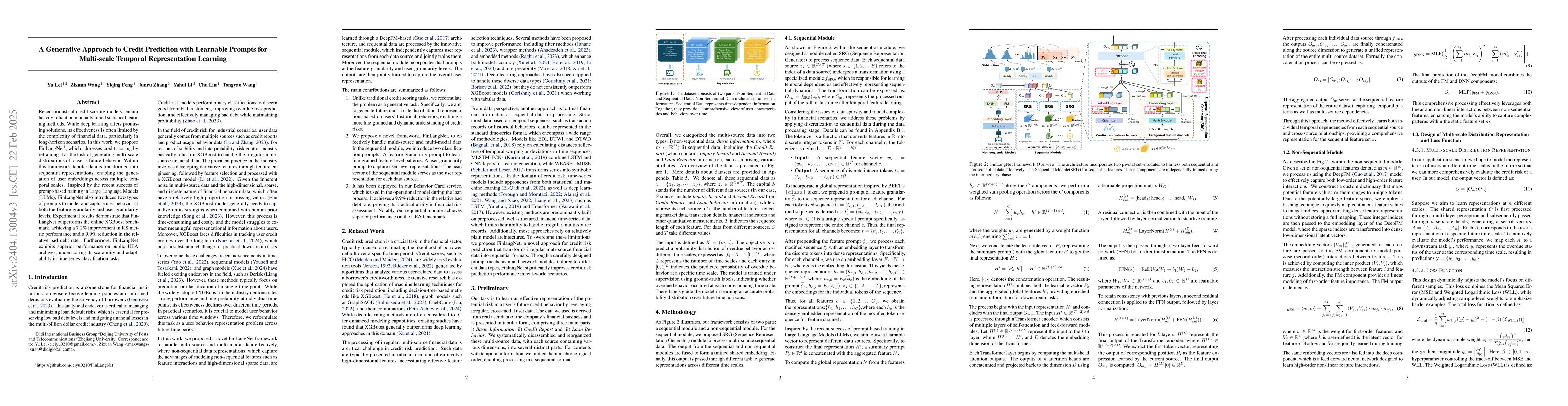 Thumbnail for FinLangNet: A Novel Deep Learning Framework for Credit Risk Prediction
  Using Linguistic Analogy in Financial Data