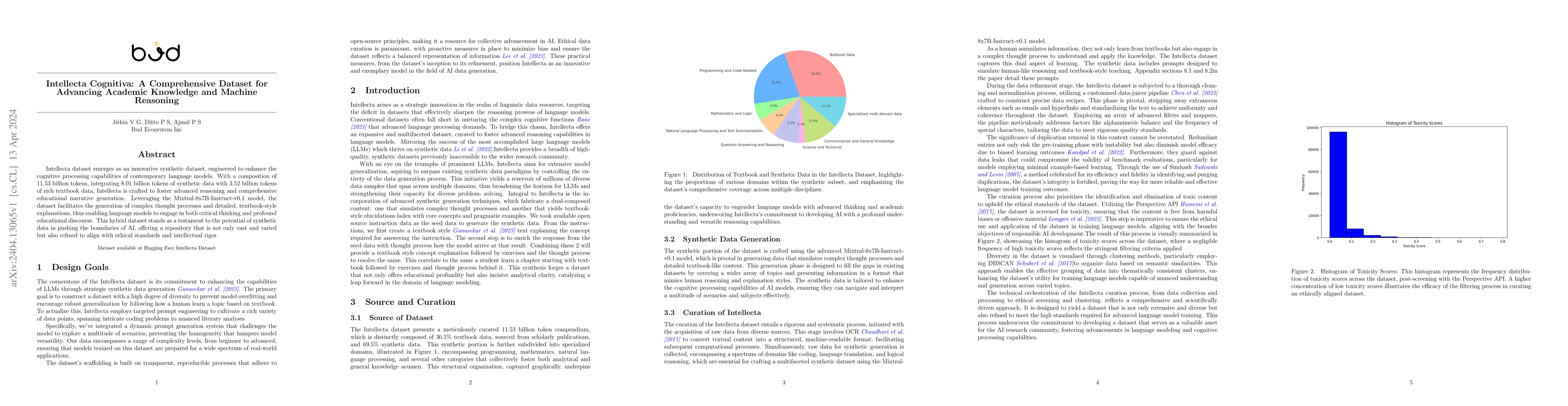 Thumbnail for Intellecta Cognitiva: A Comprehensive Dataset for Advancing Academic
  Knowledge and Machine Reasoning