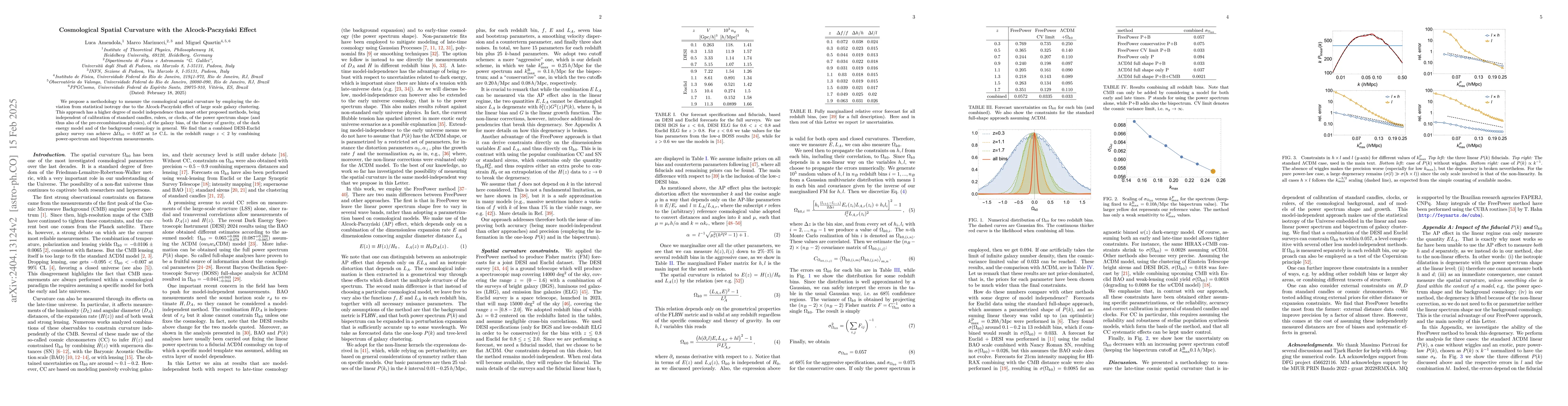 Thumbnail for Spatial curvature with the Alcock-Paczynski effect