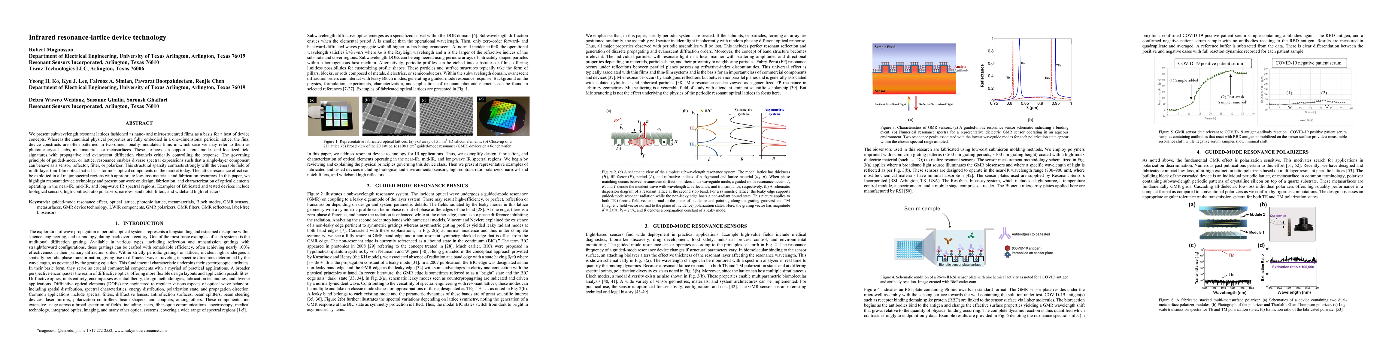 Thumbnail for Infrared resonance-lattice device technology