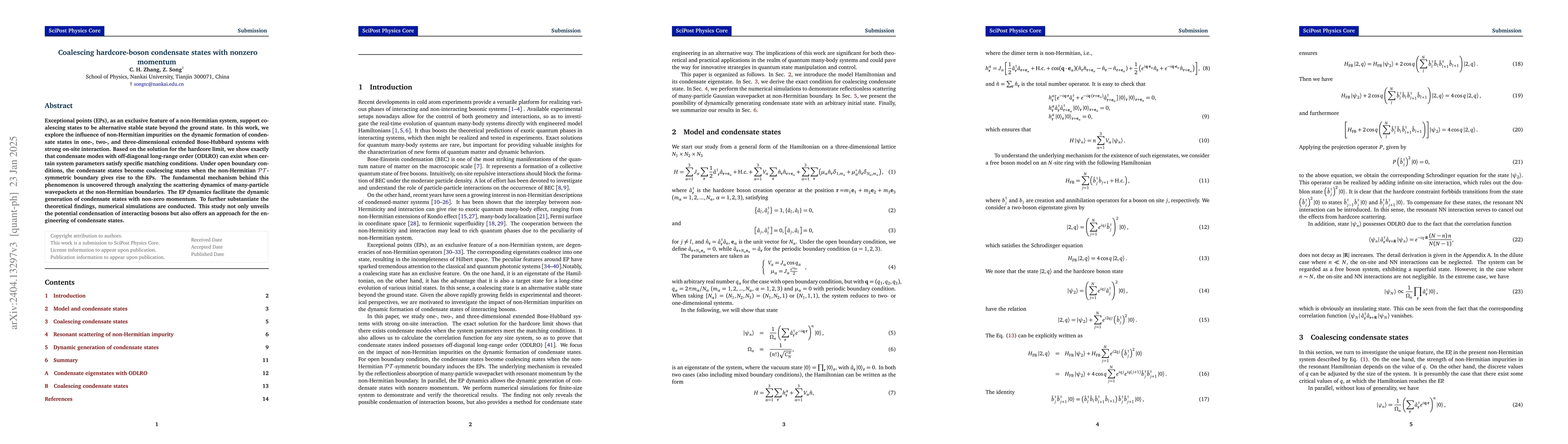 Thumbnail for Coalescing hardcore-boson condensate states with nonzero momentum