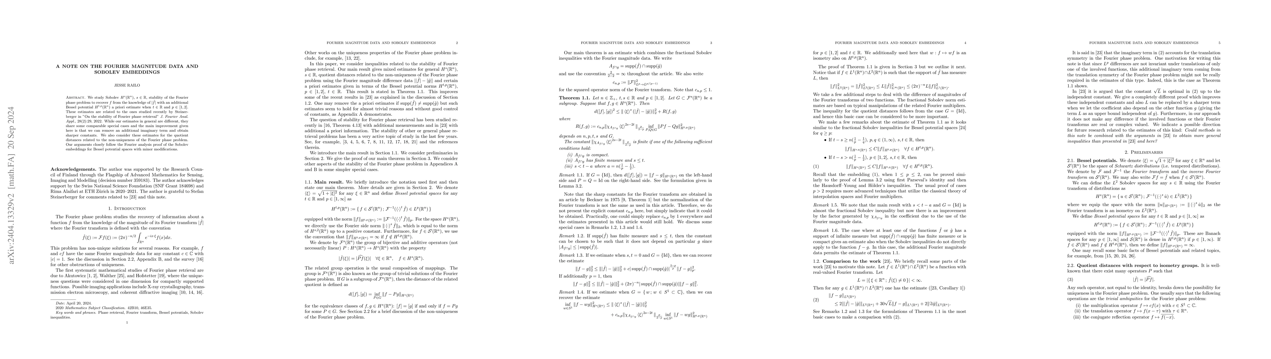 Thumbnail for A note on the Fourier magnitude data and Sobolev embeddings