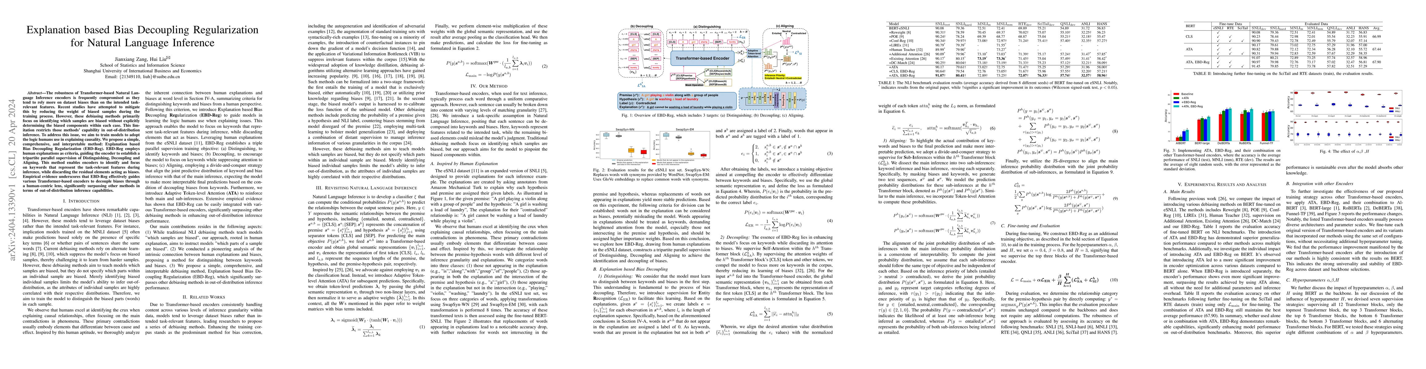 Thumbnail for Explanation based Bias Decoupling Regularization for Natural Language
  Inference