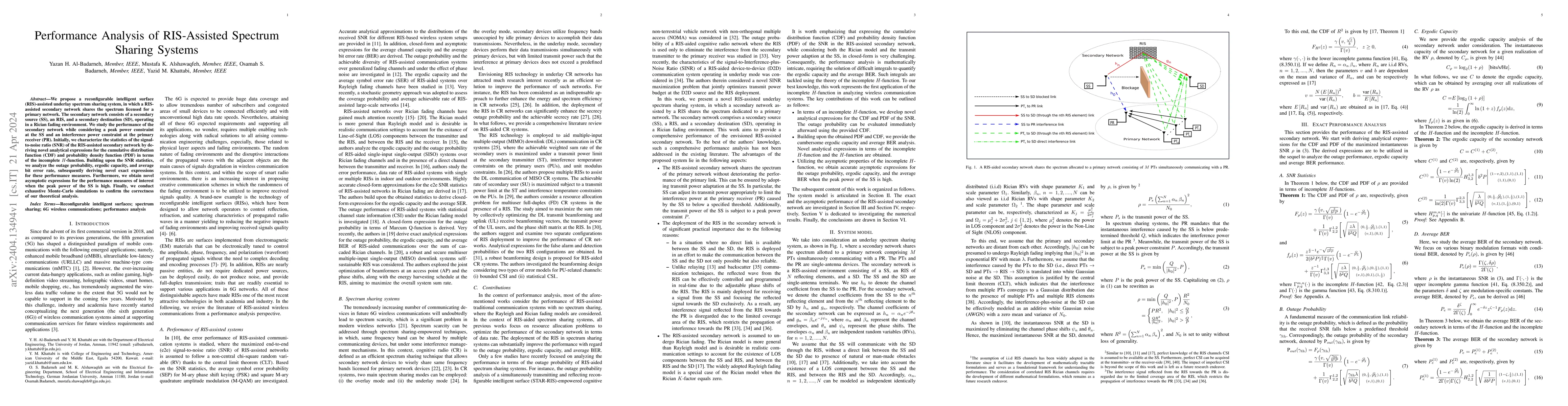 Thumbnail for Performance Analysis of RIS-Assisted Spectrum Sharing Systems