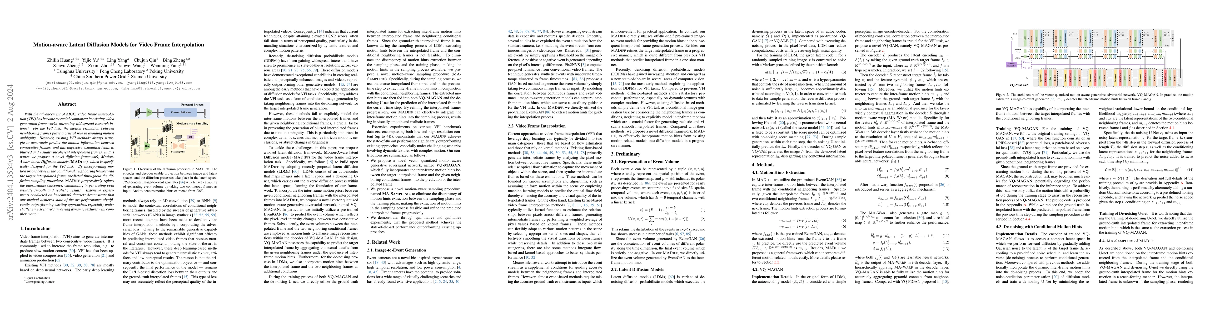 Thumbnail for Motion-aware Latent Diffusion Models for Video Frame Interpolation