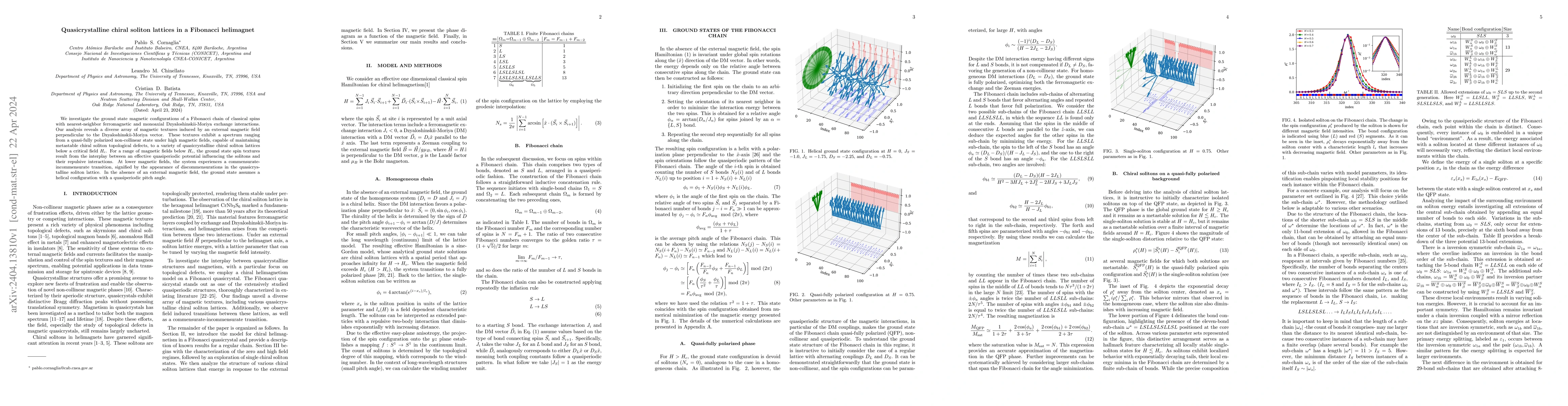 Thumbnail for Quasicrystalline chiral soliton lattices in a Fibonacci helimagnet