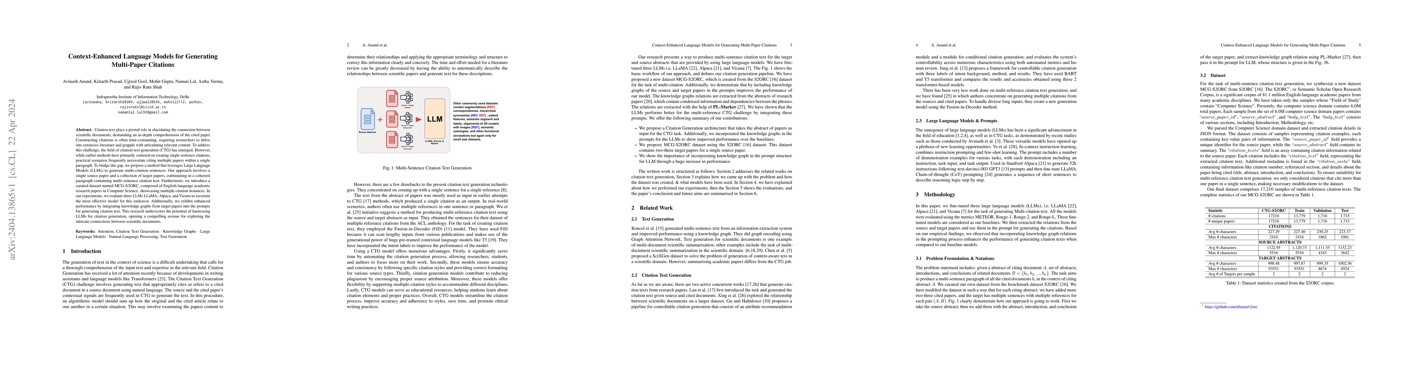 Thumbnail for Context-Enhanced Language Models for Generating Multi-Paper Citations